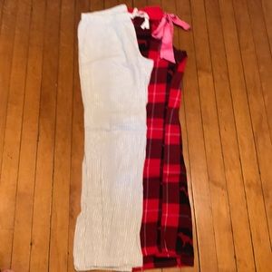 PINK  and GapBody pj bottoms , size S.
